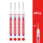 iLMH 1-40PCS Deep Hole Long Nib Head Markers For Metal Perforating Pen Waterproof Bathroom Woodworking Decoration Multi-Purpose