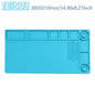 Magnetic Mat Silicone Work Mat Soldering Station Mat Heat Resistant 932°F Anti-Static for Electronic Phone Laptop Watch Repair
