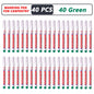 iLMH 1-40PCS Deep Hole Long Nib Head Markers For Metal Perforating Pen Waterproof Bathroom Woodworking Decoration Multi-Purpose