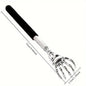 Stainless Steel Adjustable Massage and Tickle Relief Back Portable Rubber Handle Extendable Telescoping Itch Stick Health Care