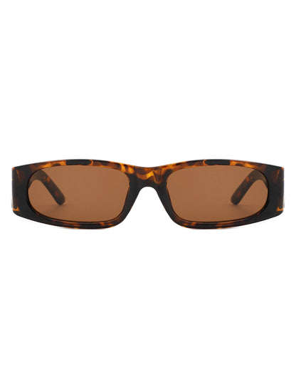 Talon - Rectangle Narrow Retro Square Fashion Sunglasses