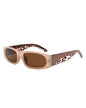 Talon - Rectangle Narrow Retro Square Fashion Sunglasses