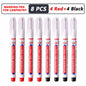 iLMH 1-40PCS Deep Hole Long Nib Head Markers For Metal Perforating Pen Waterproof Bathroom Woodworking Decoration Multi-Purpose