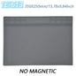 Magnetic Mat Silicone Work Mat Soldering Station Mat Heat Resistant 932°F Anti-Static for Electronic Phone Laptop Watch Repair