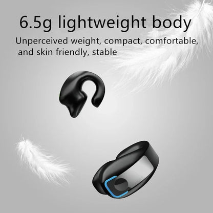 Earphone Clip Wireless Bluetooth Headphone Bone Conduction Headset High Quality TWS Auriculares Sport Noise Canceling With Mic